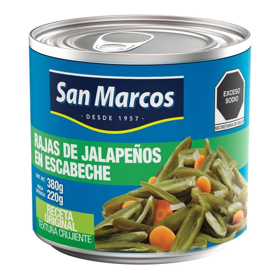 CHILES SMARC JALAPENOS 24 380GR