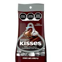KISSES  MILK POUCH 12 258.4 GRS