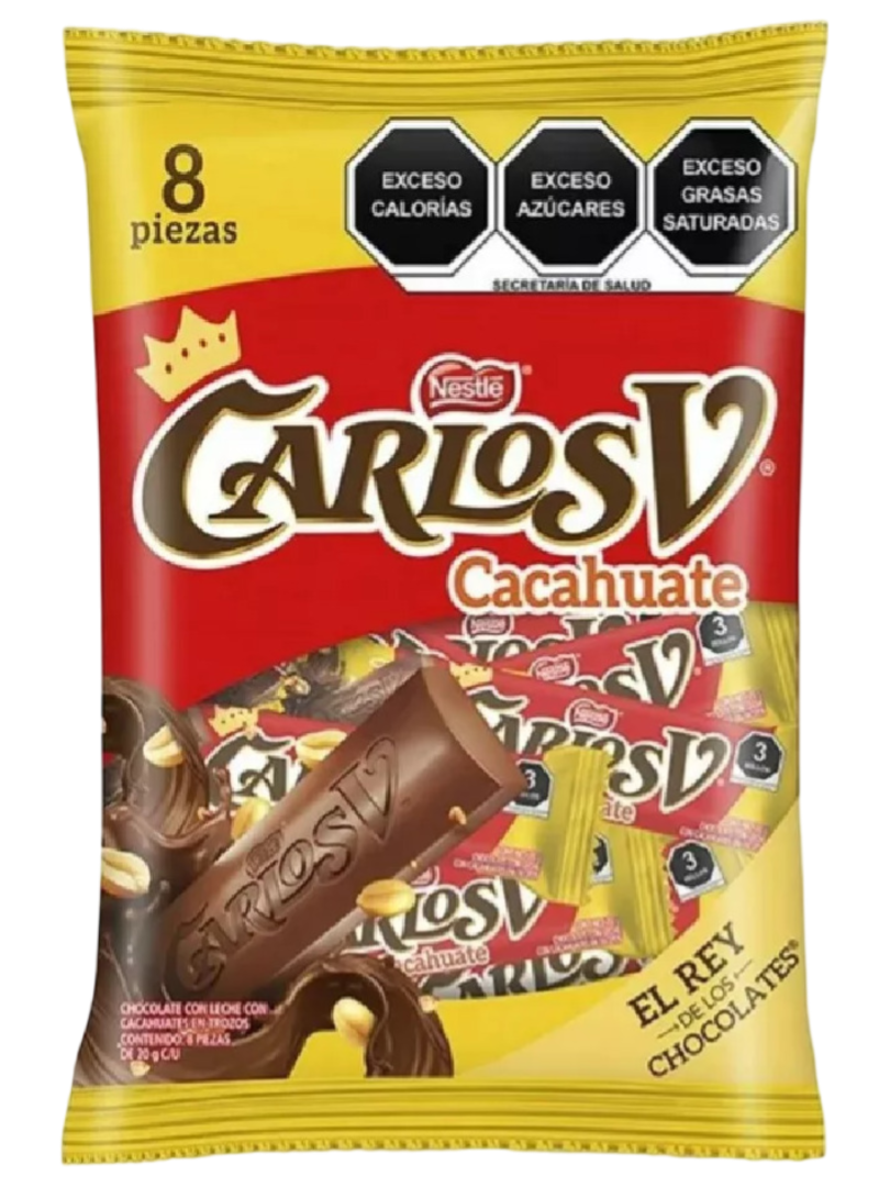 NESTLE CARLOS V CACAHUATE 20 8 20 GR