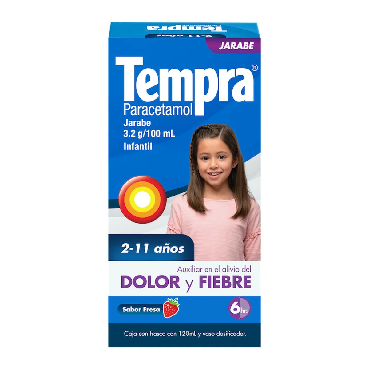 TEMPRA JBE.FRESA INF.24 120 ML