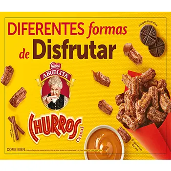 Cereal Abuelita Churros
