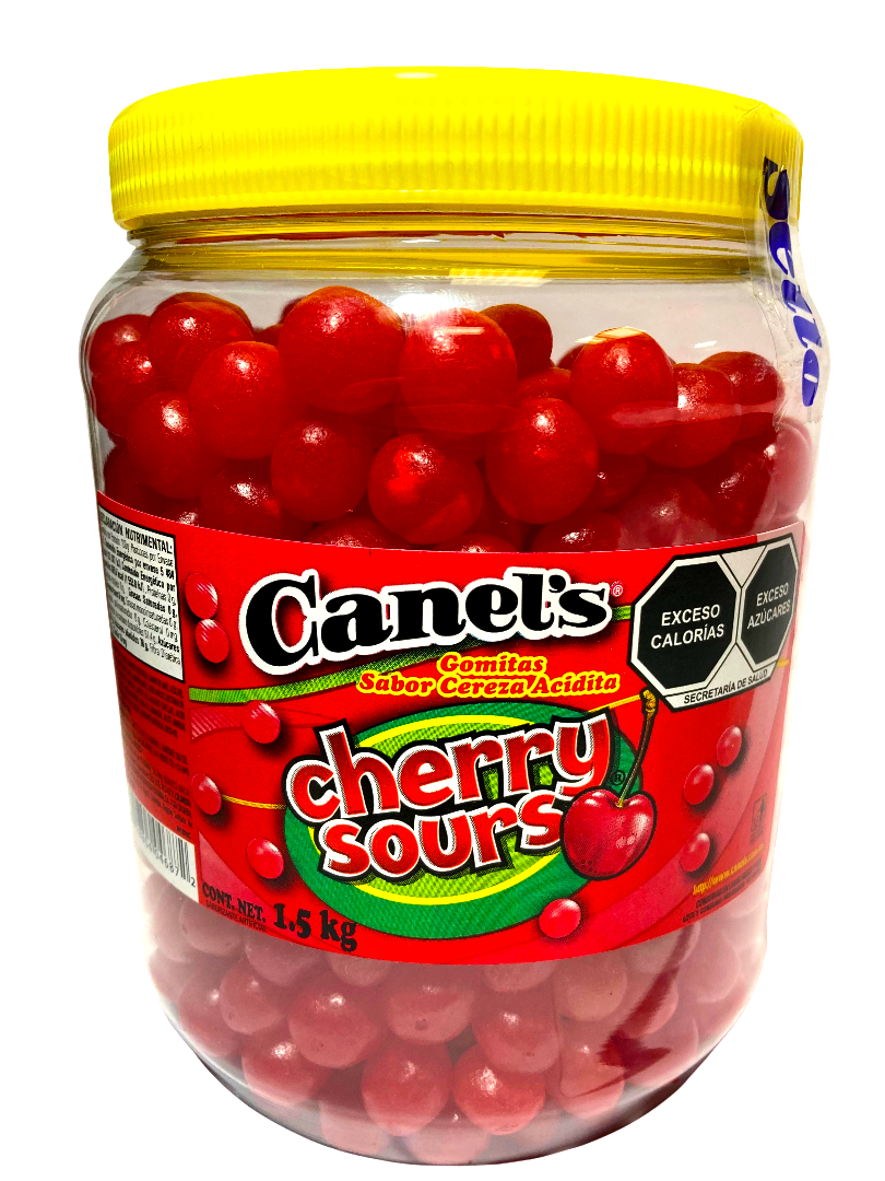 CANELS JELLY BEANS CHERRY 8 1.5 KGS.