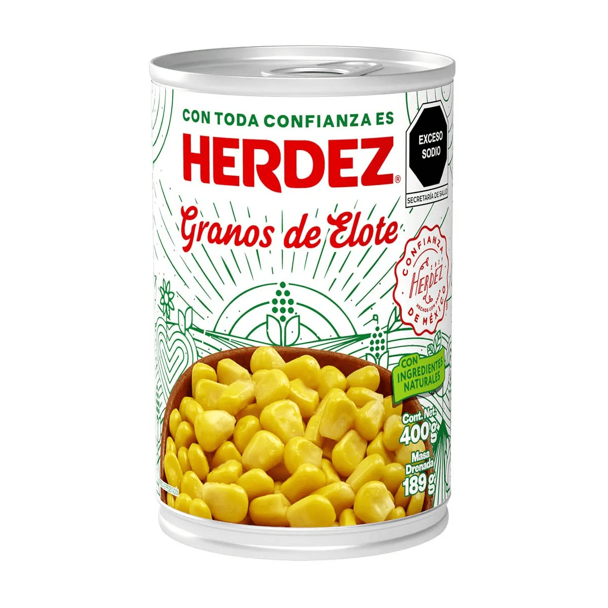 GRANOS ELOTE HERDEZ 24 400GR