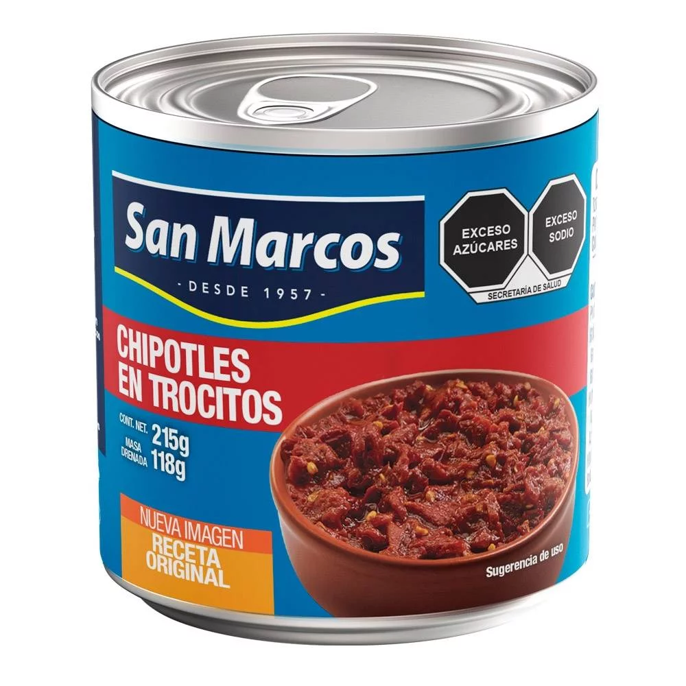 CHILES SMARC CHIPOTLES 24 215GR